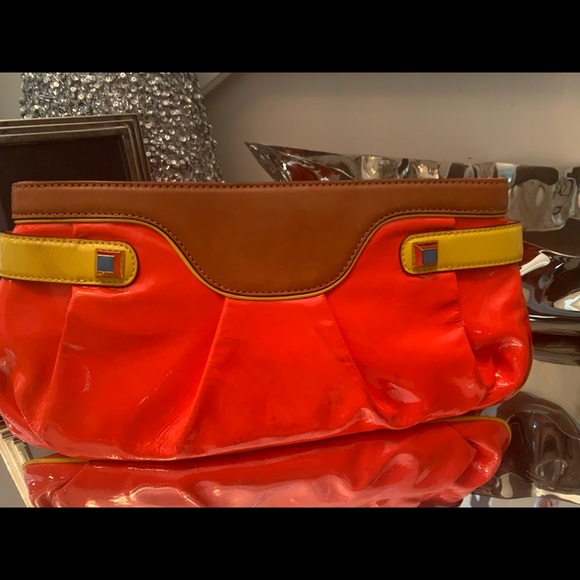 L.A.M.B leather neon clutch - Picture 4 of 4